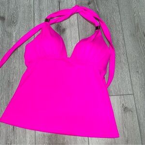 VS Tankini Swim Pink Halter Top Padded